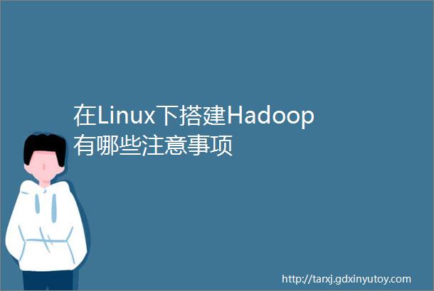在Linux下搭建Hadoop有哪些注意事项