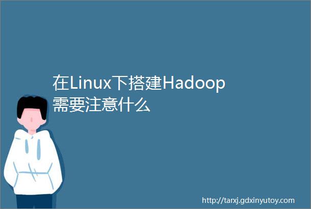 在Linux下搭建Hadoop需要注意什么